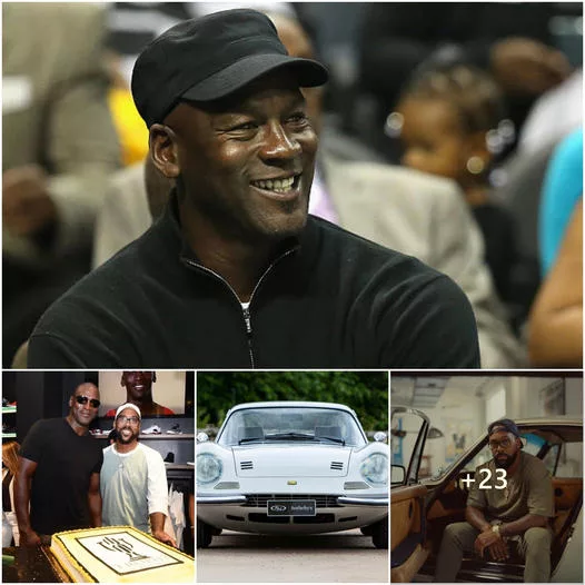 “Michael Jordan’s Heartwarming Gesture: Fulfilling His Son’s Dream with a Rare Ferrari Dino 246 Upon NBA Entry”